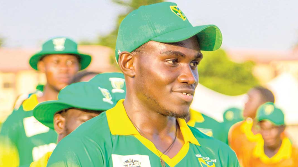 Peter Aho holds the record for the best bowling figures in T20 Cricket.