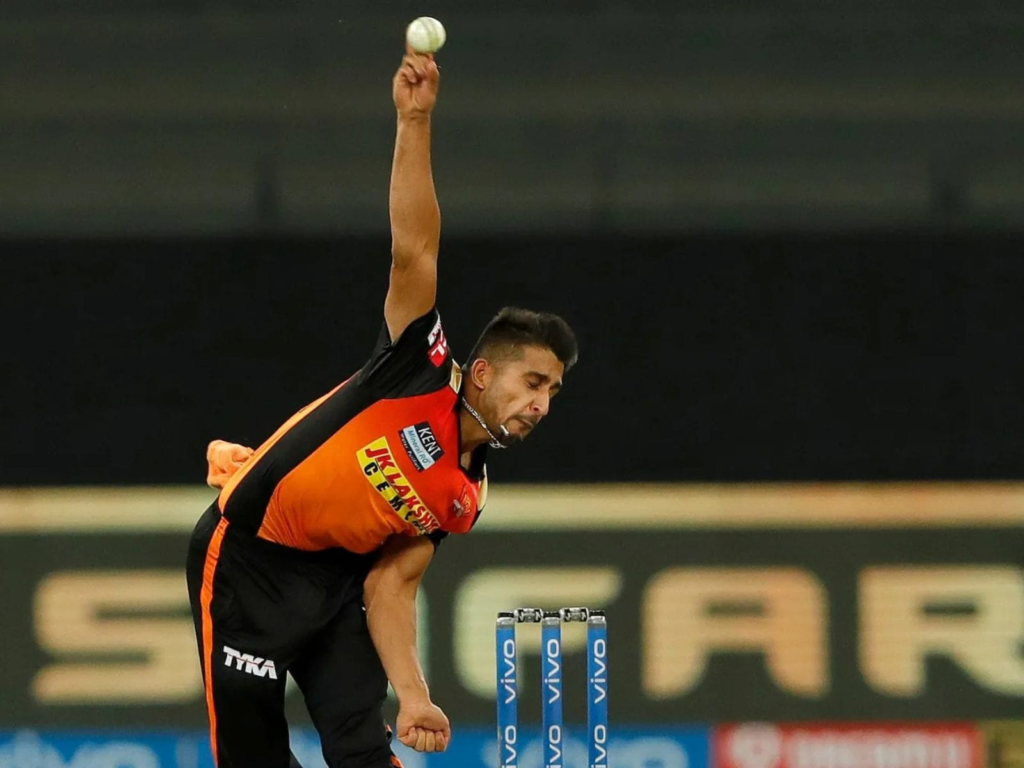 Umran Malik's third fastest IPL ball