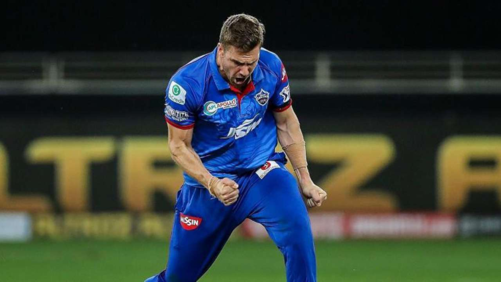 Anrich Nortje's third fastest IPL ball