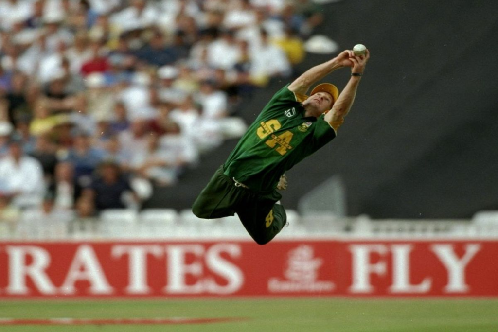 Jonty Rhodes fielding effort